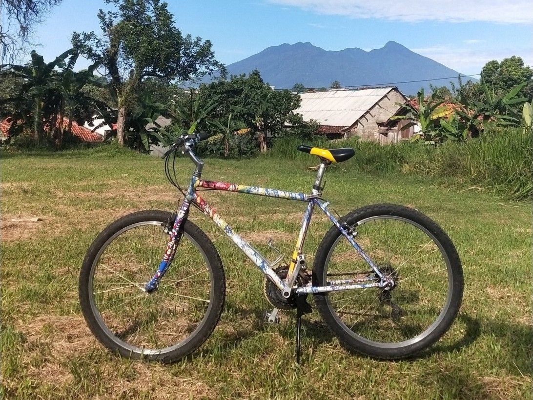 Sepeda MTB Jadul Toyo Asahi 1992 yang di cat ulang