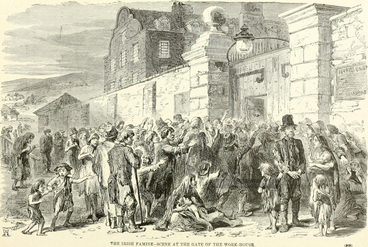 Ilustrasi kelaparan besar Irlandia (wikipedia.org)