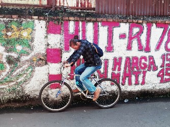 Olahraga bersepeda di Bogor